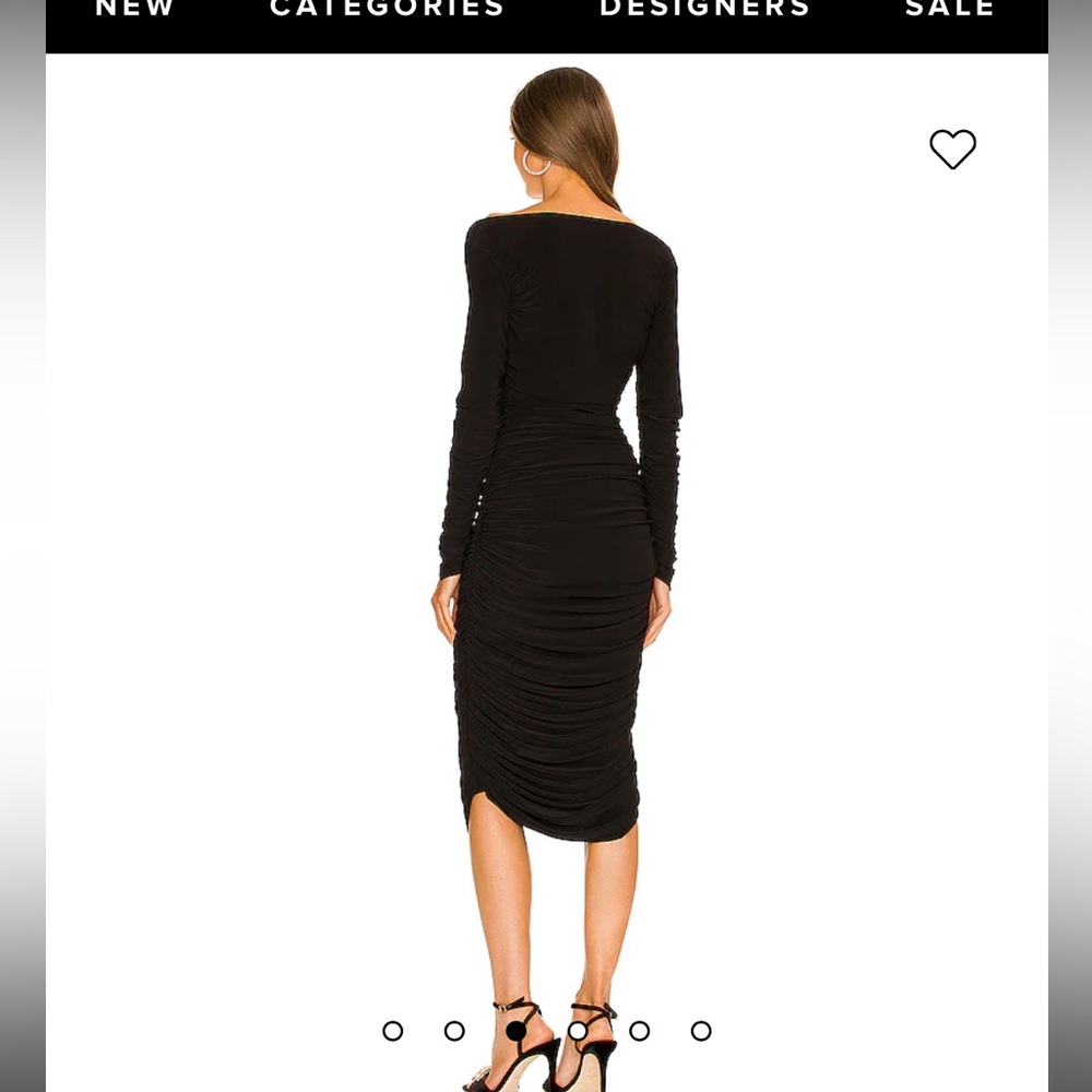 Norma Kamali Black Tara Dress